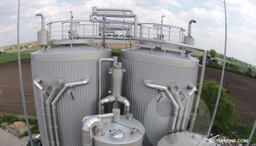 AnoxyBed in juice wastewater treatment plant