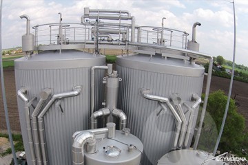 AnoxyBed in juice wastewater treatment plant