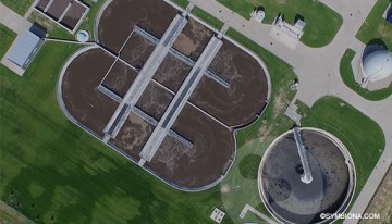 aerobic sewage treatment plant with DIGETHERM hydrolysis