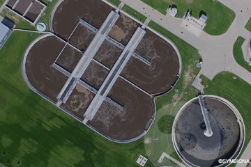 aerobic sewage treatment plant with DIGETHERM hydrolysis