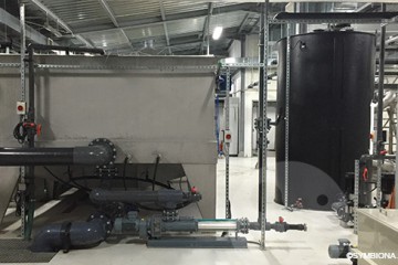 Flotation unit in food industry